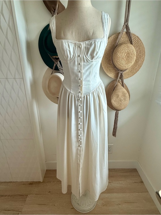Rumored Dresses & Skirts - Rumored Antoinette Midi Dress | Cream